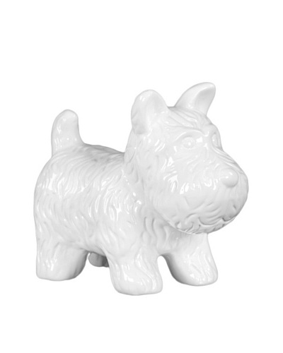 Ceramic Dog, White