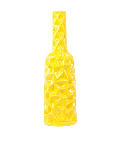 Ceramic Vase, Large, Yellow