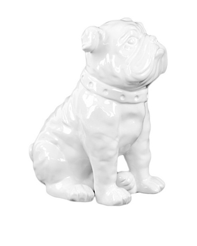 Ceramic Dog, White