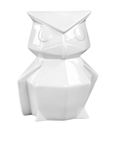 Ceramic Owl, White