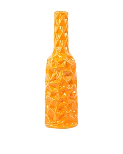 Large Ceramic Vase, Orange