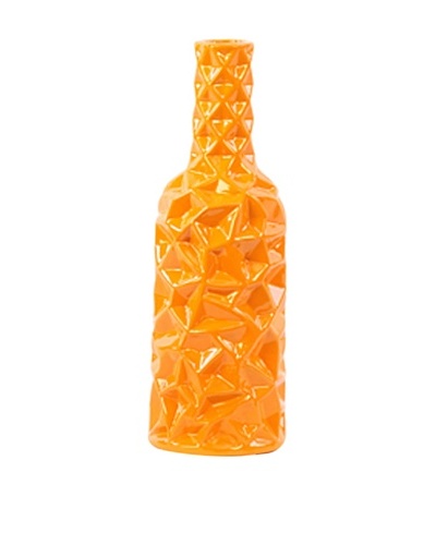 Large Ceramic Vase, Orange