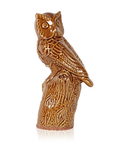 Urban Trends Collection Ceramic Owl [Brown]
