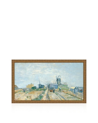 Vincent van Gogh Montmartre: Windmills And Allotments, 1887 Framed Canvas