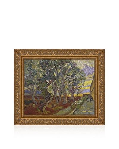Vincent van Gogh The Garden Of Saint Paul’s Hospital, 1889 Framed Canvas