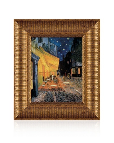 Vincent van Gogh Cafe Terrace at Night Framed Canvas