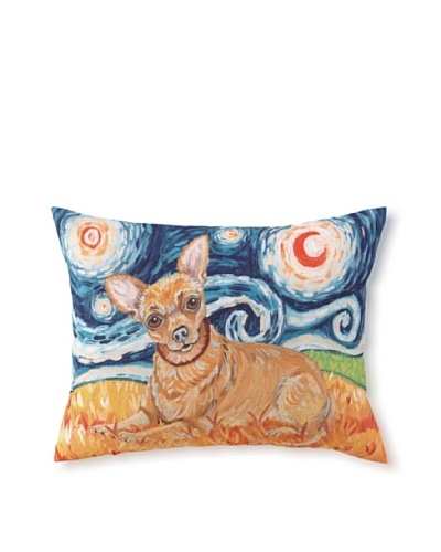 Van Growl Chihuahua Pillow