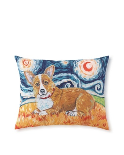 Van Growl Corgi Pillow