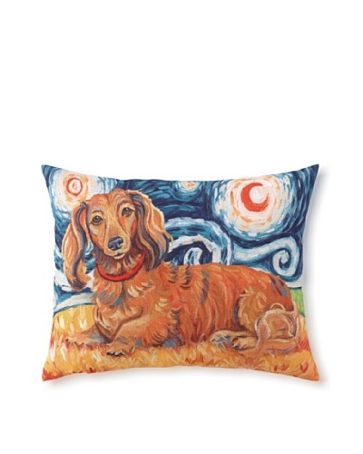 Van Growl Dachshund RB Pillow