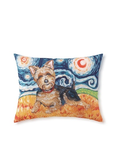 Van Growl Yorkie Pillow