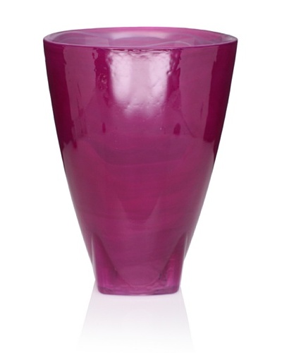 Core Bamboo Modern Vase, Plum