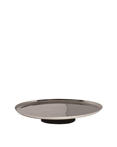 Vera Wang Wedgwood Elements Stainless Footed 10 Cake Plate