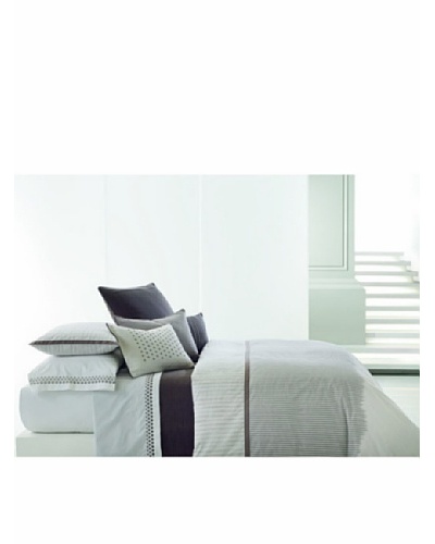 Vera Wang Ribbon Stripe Duvet Cover