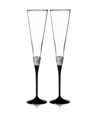 Vera Wang With Love Noir Toasting Flute Pair