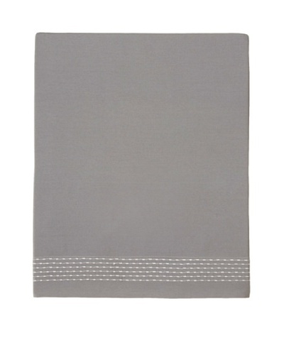 Vera Wang Charcoal Flower Flat Sheet