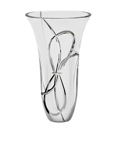 Vera Wang Love Knots Crystal 10″ Vase