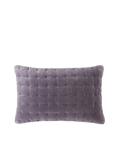 Vera Wang Trailing Vines Tusted Velvet Pillow, Violet