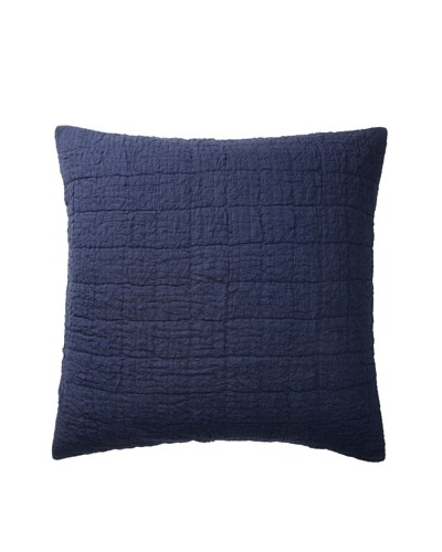 Vera Wang Gossamer Floral Euro Sham, Midnight Blue