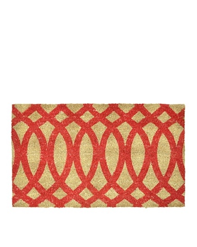 Verde Collection Geo Red Doormat