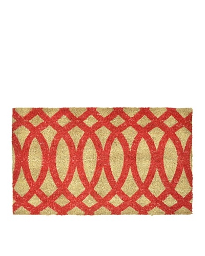 Verde Collection Geo Red Doormat