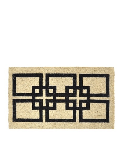 Verde Collection Gridley Black Doormat