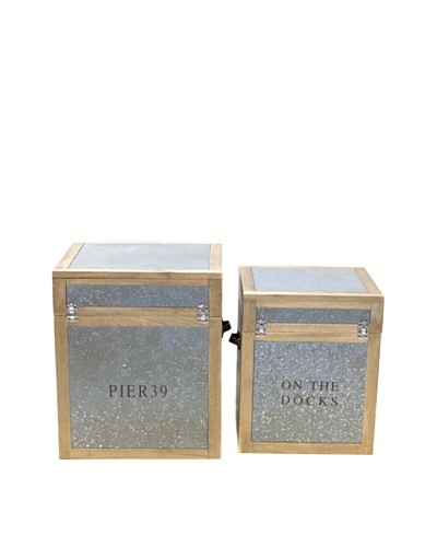 Vertuu Design Set of 2 Maddox Trunks