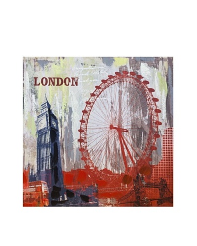 Vertuu Design London Skyline Giclée Canvas Artwork