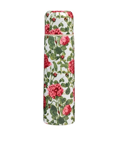 Victoria & Albert Vacuum Flask with Cream & Pink Roses