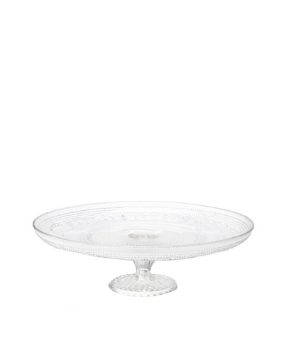 Gâteau Lace Design Glass Footed Cake Stand