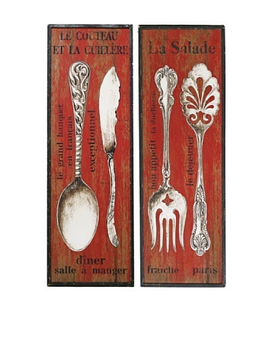 2-Piece Cutlery Wall Art