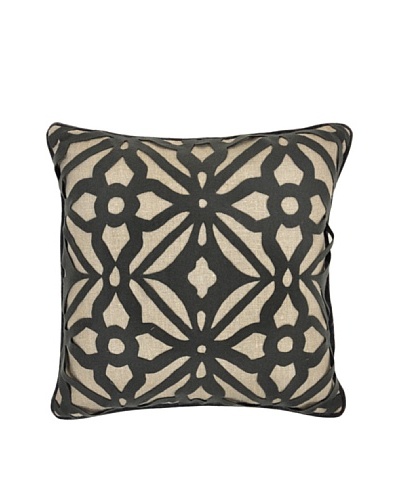 Villa Home Matrix Pillow, Charcoal