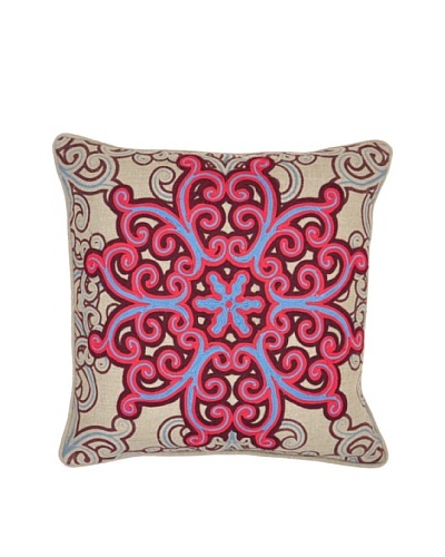 Villa Home Rhodes Pillow, Red