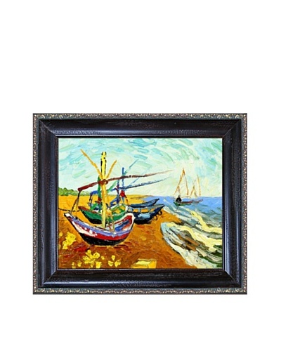 Vincent Van Gogh Boats at St. Marie's