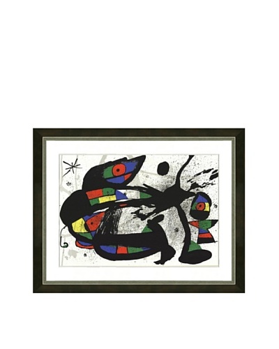 Joan Miro: Original Lithograph, 1978