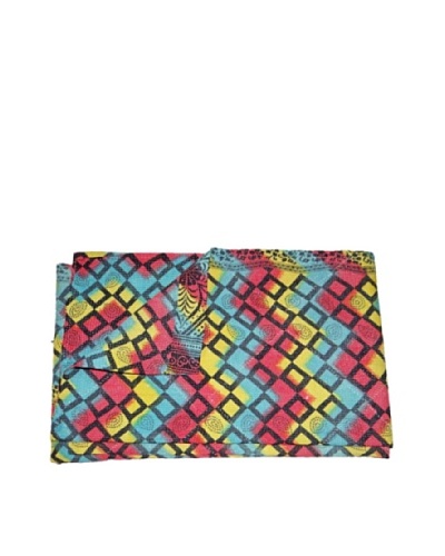 Large Vintage Lavanya Kantha Throw, Multi, 60″ x 90″
