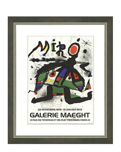 Joan Miró: Exposition Gallerie Maeght, 1978