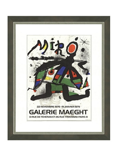 Joan Miró: Exposition Gallerie Maeght, 1978