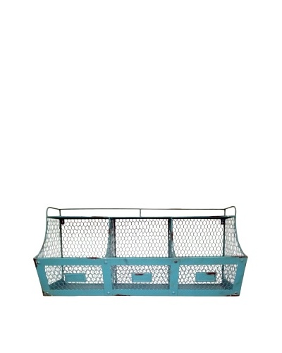 VIP International Blue Metal Bin Shelf