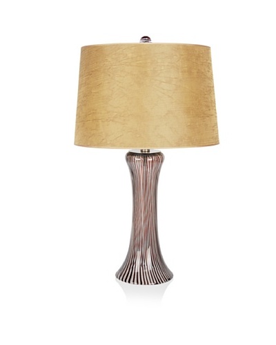 Viz Art Glass Tower Table Lamp [Brown]