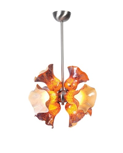 Viz Art Glass Targary Pendant [Amber Multi]