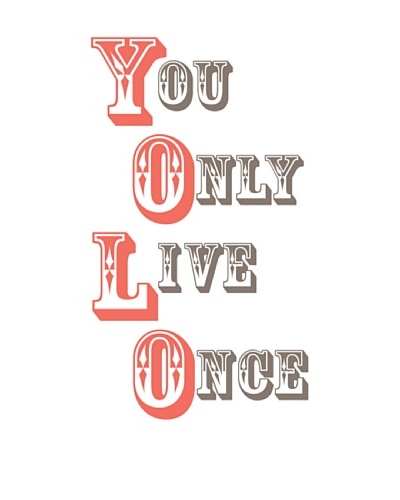 YOLO Wall Quote