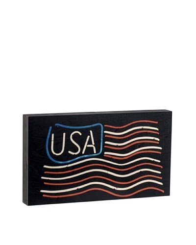 Walnut Hollow “USA” Wooden Shadowbox Plaque