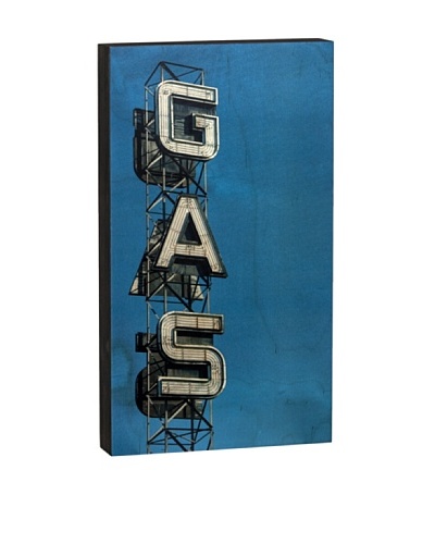 Walnut Hollow “Gas Sign Summit” Wooden Shadowbox Plaque