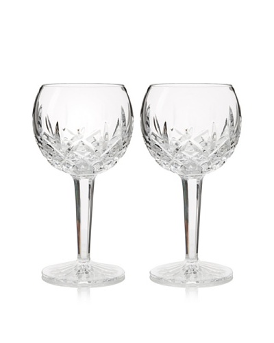 Waterford Pair of Lismore 8-Oz. Balloon Wine Stems