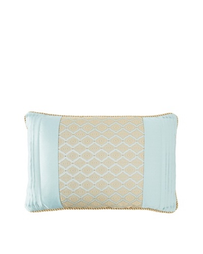 Waterford Linens Elenora Decorative Pillow, Blue, 12″ x 18″