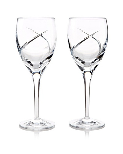 Waterford Pair of Siren White Wine Stems