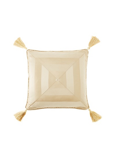 Waterford Linens Anya Decorative Pillow, Gold, 18″ x 18″