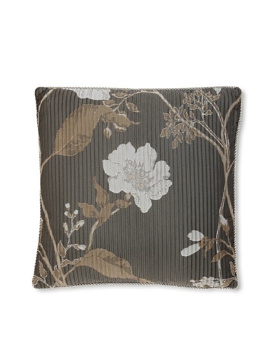 Waterford Linens Silvie Decorative Pillow, Grey, 16 x 16