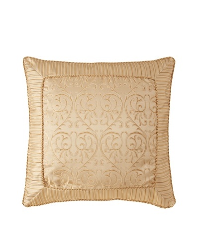 Waterford Linens Anya Euro Sham, Gold, 26 x 26