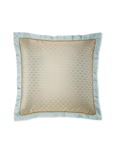 Waterford Linens Elenora Euro Sham, Blue, 26 x 26